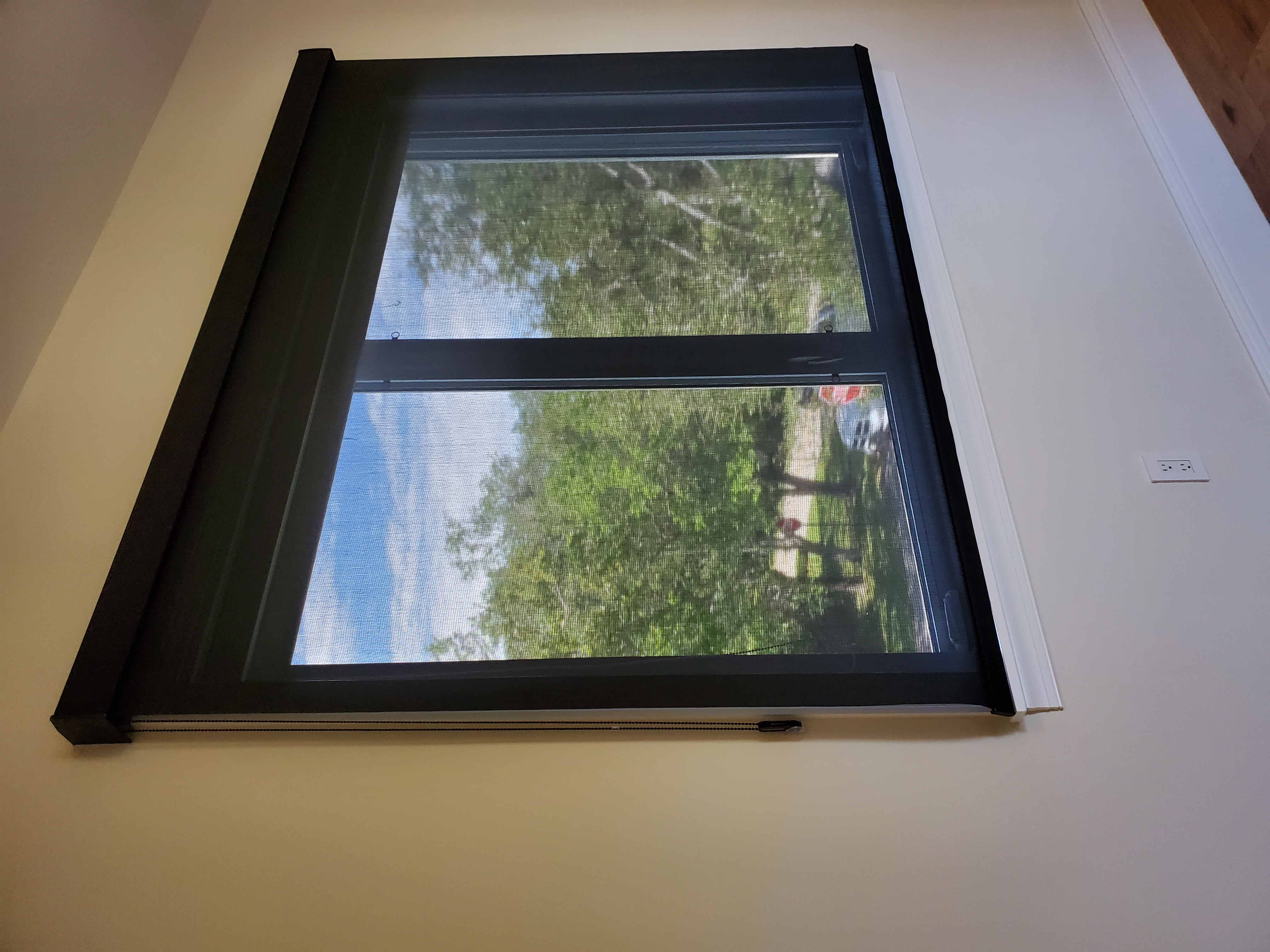 Roller screen shade
